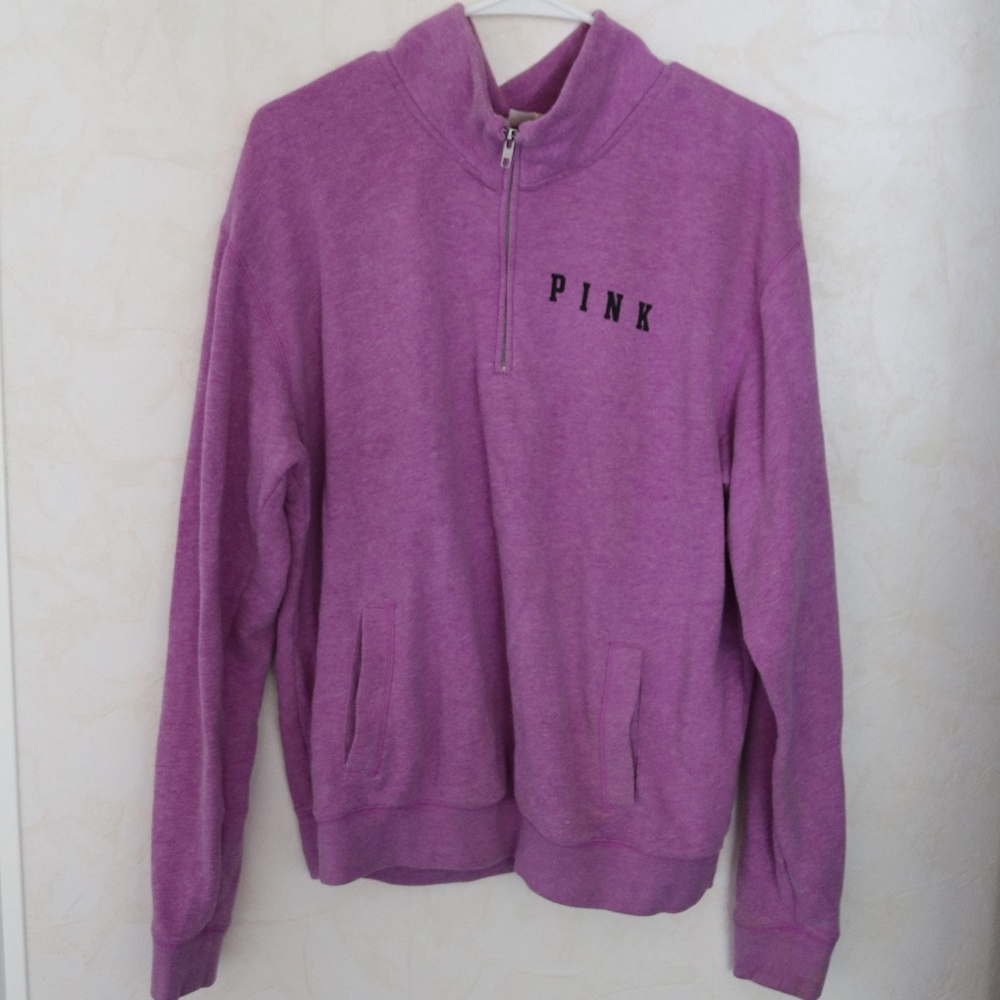 PINK Quarter-Zip Sweatshirt